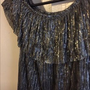 Silver party dress New $12